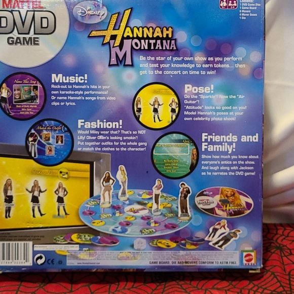 Toys Hannah Montana Dvd Board Game New Sealed Disney Ch Poshmark